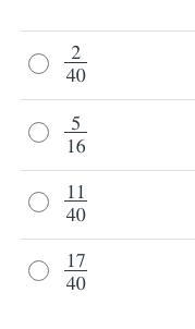 Which of these is a solution to the equation 1/8 = 2/5⋅?-example-1