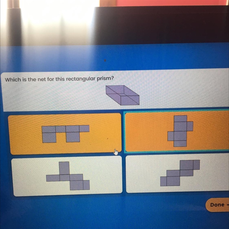 Which is the net for this rectangular prism?-example-1