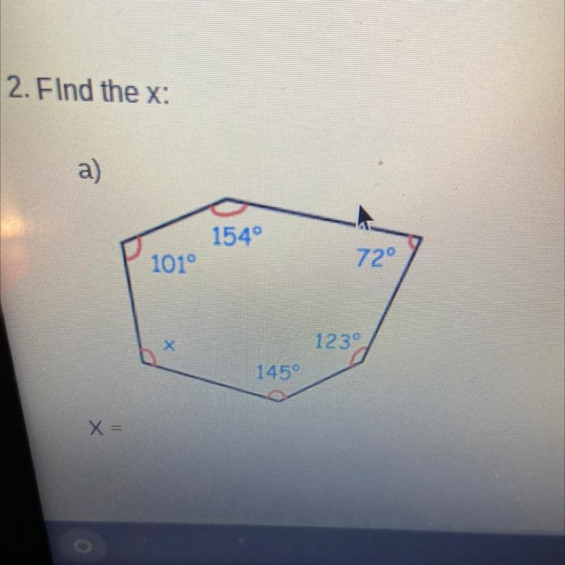 How do I find x in this problem?-example-1