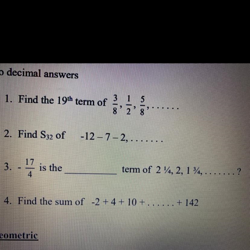 -17/4 is the ____ term of 2 1/4, 2, 1 3/4, .....?-example-1