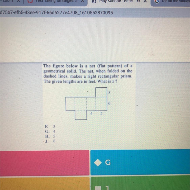 The figure below is a net (flat pattern) of a geometrical solid. The net, when folded-example-1