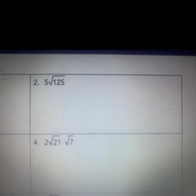 Please Answer Simplify each radical-example-1