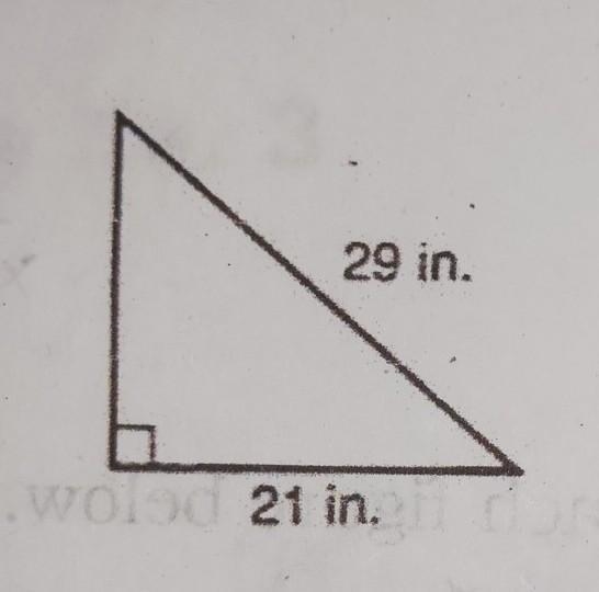 HELP ME THANK U π×π Applying the Pythagorean theorem, solve this triangle.​-example-1