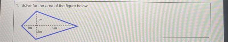 1. Solve for the area of the figure below. Solve for the area of the figure below-example-1