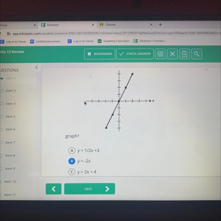 I need help and the last one iso y = -1/2x-example-1