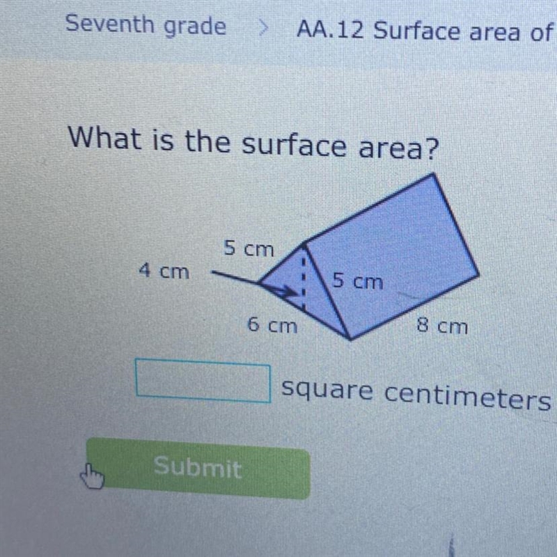 What is the surface area?-example-1