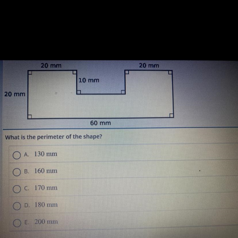 What is the perimeter of thsi shape ??!-example-1