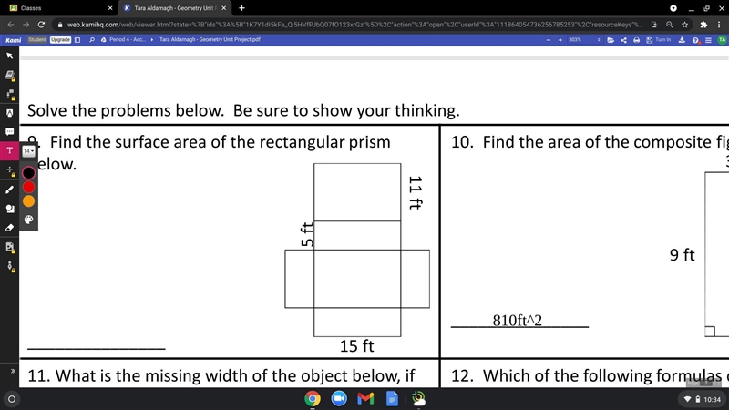 Find the surface area of the rectangular prism below.-example-1