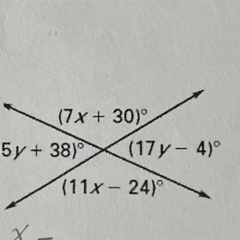 Please help me in solving for x and y-example-1