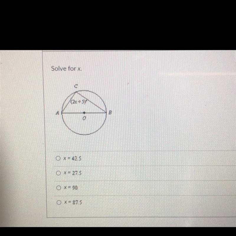 NO LINKS PLEASE ..Solve for x-example-1