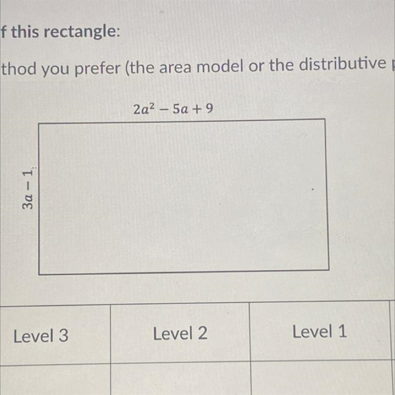 • Use whichever method you prefer (the area model or the distributive property)-example-1