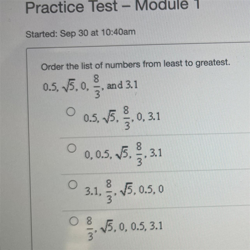 Order the numbers from least to greatest-example-1