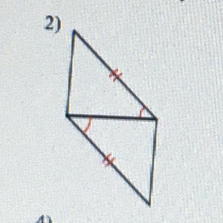 Determine if the two triangles are congruent. if they are, state how you know.-example-1