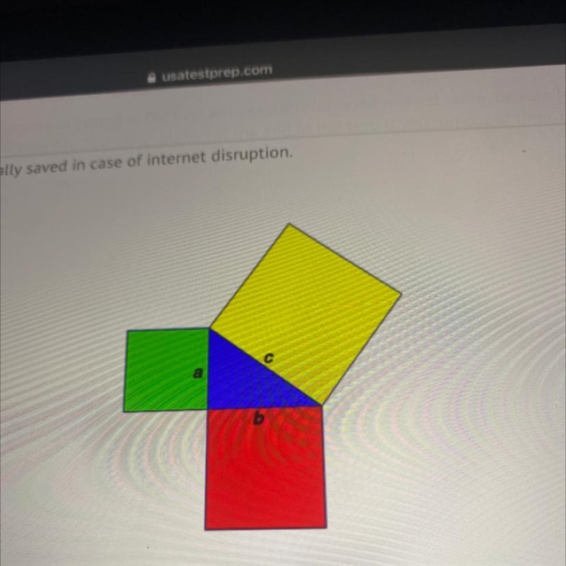 The area of the green square is 9ft. The area of the yellow square is 25 ft. What-example-1