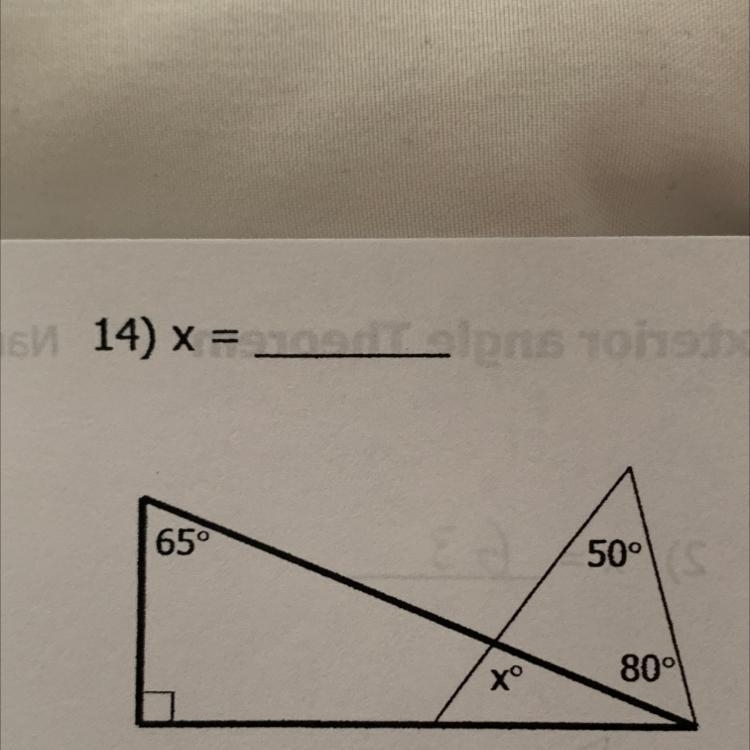 I need help asap!!! what does x equal??-example-1