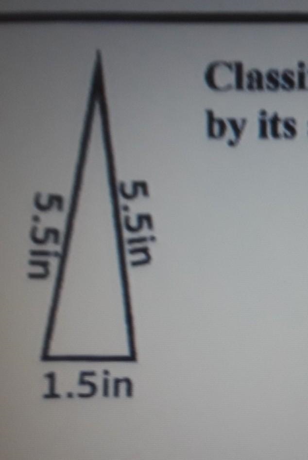 Classify this triangle by its sides and angles.​-example-1