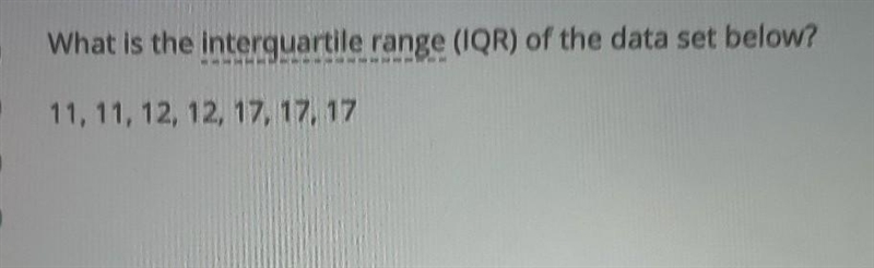 Help please, what's the interquartile range?​-example-1