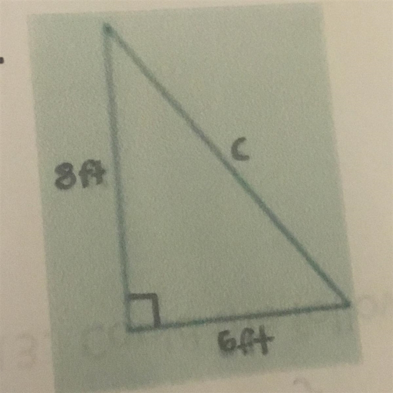 How to find the missing side of this triangle-example-1