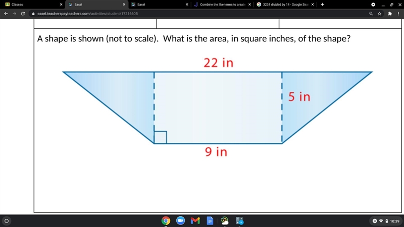 Loook below find the area-example-1