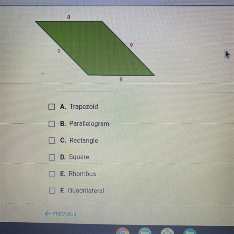 HELP ASAP !! which answers describe the shape below ? check all that apply-example-1