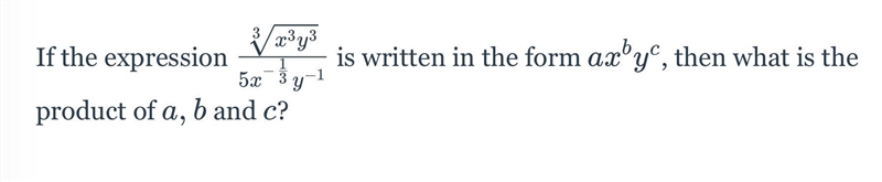 What is the product of a, b, c?-example-1