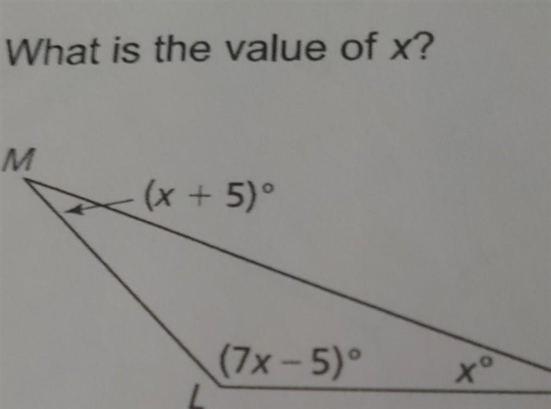 What is the value of x?? ​-example-1