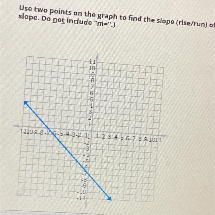 FIND VALUE OF SLOPE PLEASE-example-1