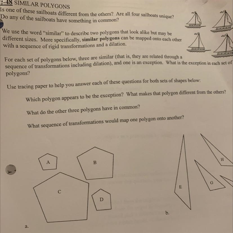 I need help with a and b!-example-1