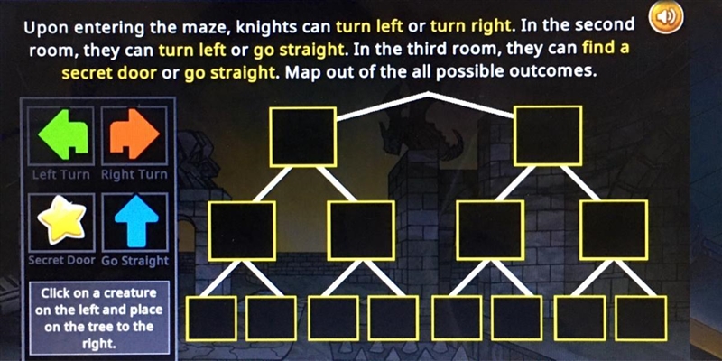 HELPPPPPP!!!! PLEASEEE!! Upon entering the maze, knights can turn left or turn right-example-1