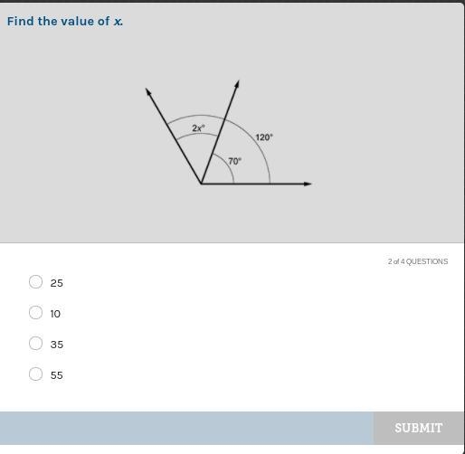 Find the value of x (look at screenshot below)-example-1