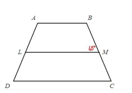 Line Segment LM is the midsegment of the isosceles trapezoid ABCD. Find-example-1