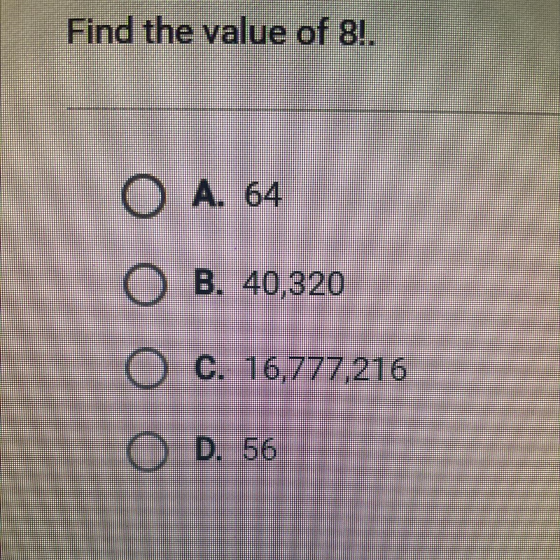 Find the value of 8!.-example-1