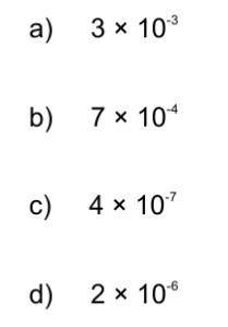 Can you help me with the question pls it's about standard form/scientific notation-example-1