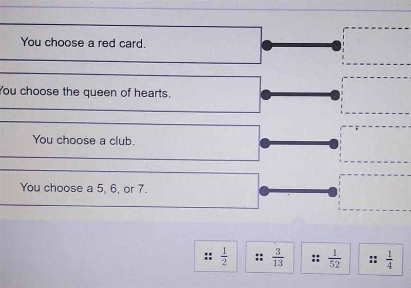 Each event uses a standard deck of playing cards. The cards are chosen at random and-example-1