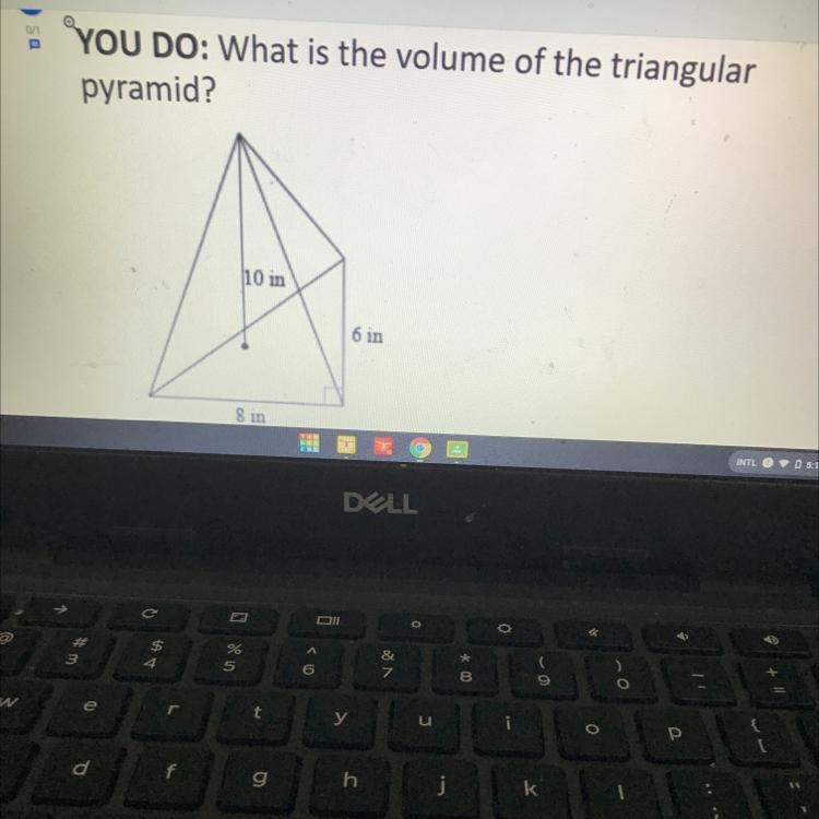 What is the volume of the triangular pyramid-example-1