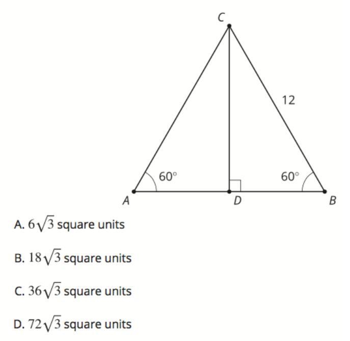 Please help. What is the area of triangle ABC?-example-1