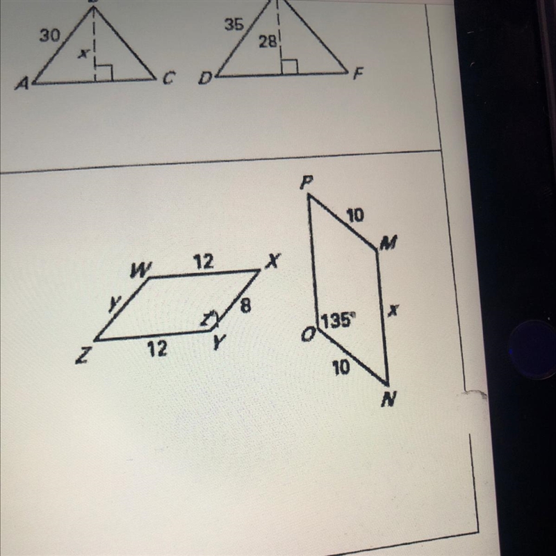 Find the perimeter of WXYZ-example-1