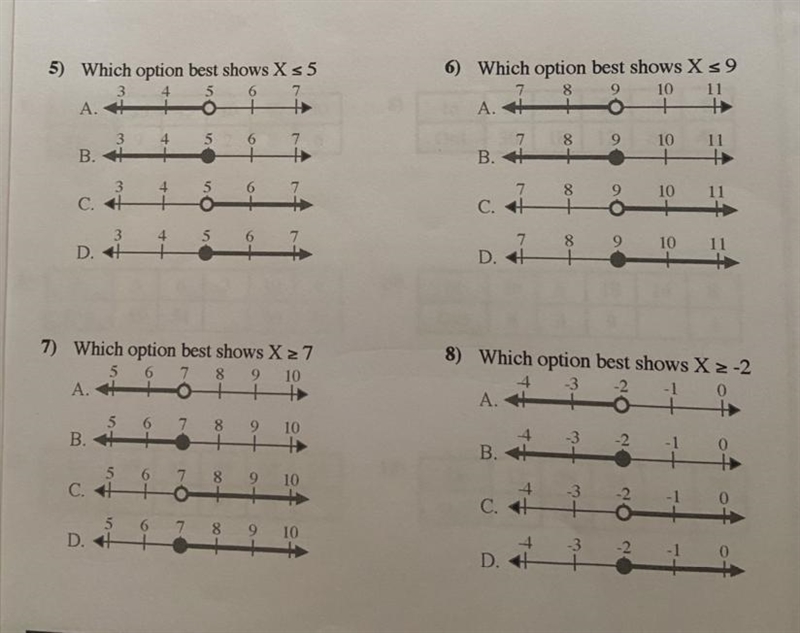 If anybody can help me with questions 5-8 that will be awesome!!! THANK YOU SO MUCHHHHG-example-1