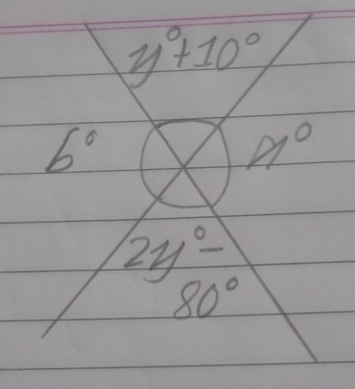 Find the unknown sizes of the angle​ please answer fast-example-1