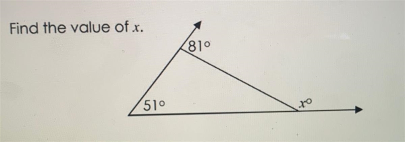 PLSSS HELPPPP!!!!!! ITS DUEEE TODAYYYY !!! FIND THE VALUE OF X.-example-1