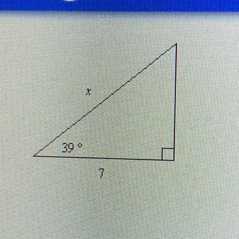 6. Find the value of x to the nearest tenth.-example-1