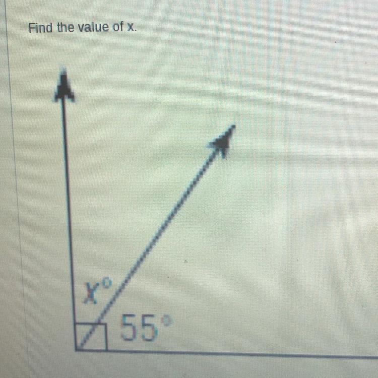 Find the value of x. 55-example-1