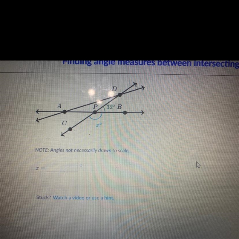 Last one -Angles not necessarily drawn to scale-example-1