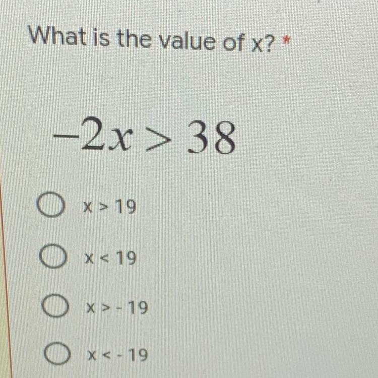 What is the value of x-example-1