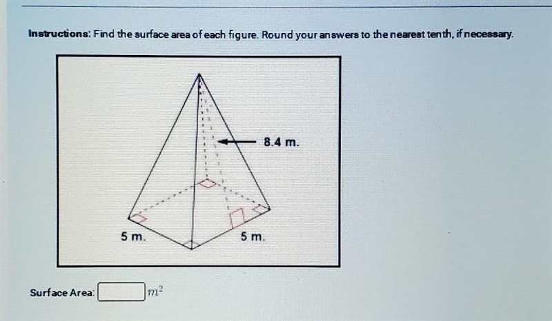 Find the surface area of each figure. Round your answers to the nearest tenth, if-example-1