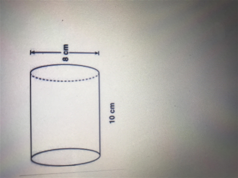 What is the volume, in cubic centimeters, of the cylinder? A)40 cm B)160cm C)80cm-example-1