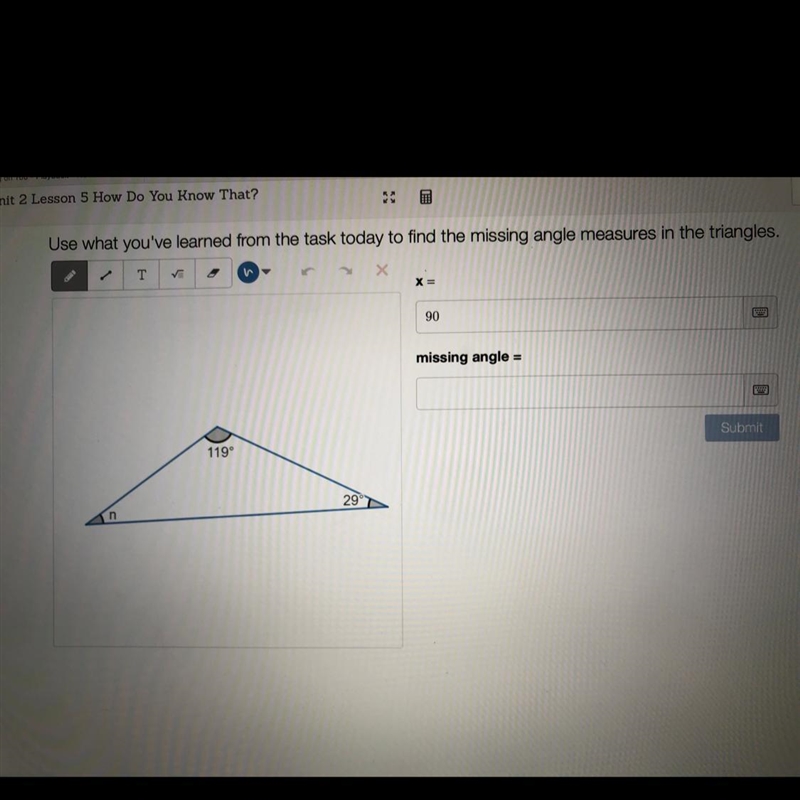 Find the missing angle-example-1