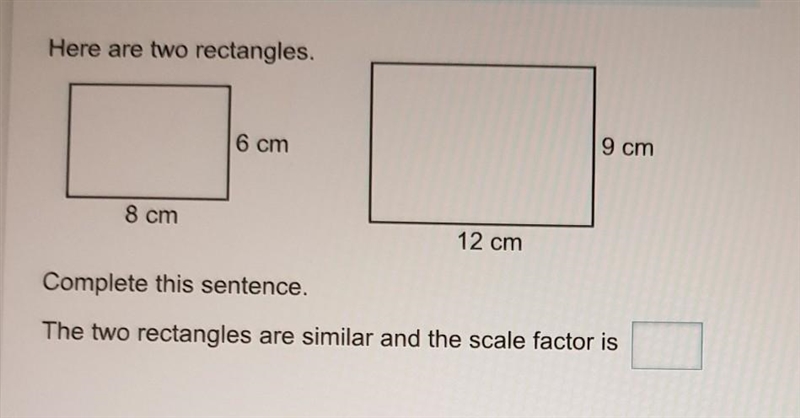 Just answer with the scale factor pleaseee ​-example-1