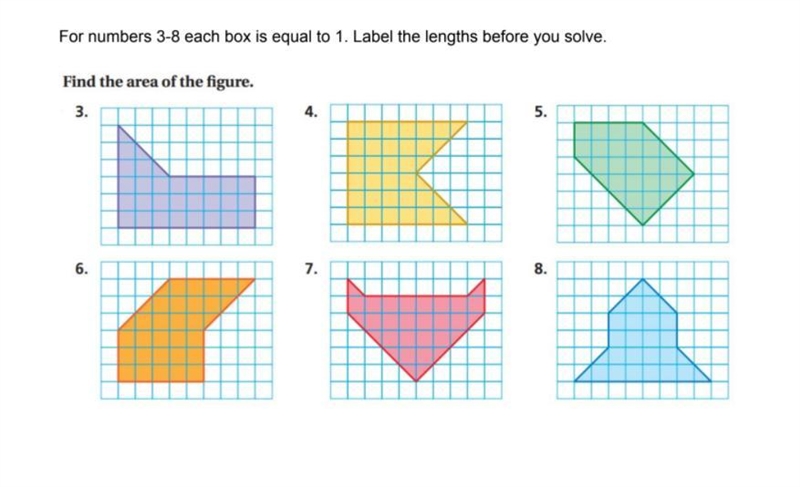 Can you plz solve 6-8 on this pic you have to find the area for it plz-example-1