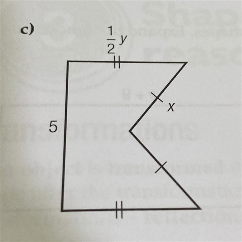 Write an expression for the perimeter of this shape.-example-1